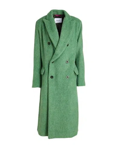 Paltò Woman Coat Green Size M Wool, Polyester, Polyamide