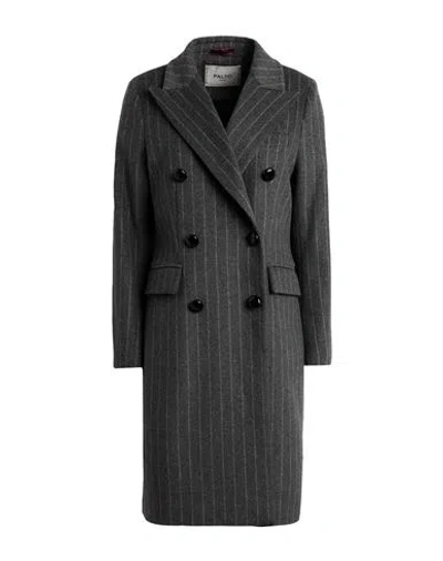 Paltò Woman Coat Grey Size 10 Wool, Polyamide, Nylon In Gray