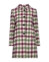 Paltò Woman Coat Military Green Size 10 Virgin Wool In Green