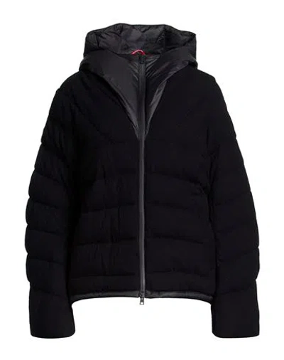 Paltò Woman Puffer Black Size S Virgin Wool