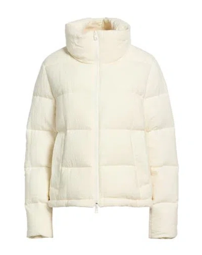 Paltò Woman Puffer Cream Size S Virgin Wool In Neutral