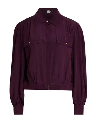 Paltò Woman Turtleneck Camel Size Xl Cashmere In Burgundy
