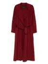 Palto' Wool Double-breasted Coat In Red