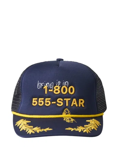 Paly 555-star Trucker Hat In Blue
