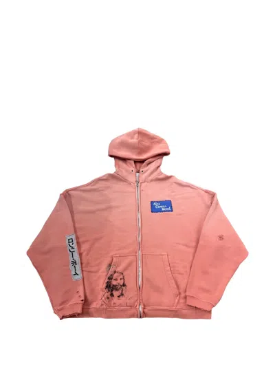 Paly Alta Cienega Zip-up Hoodie In Pink