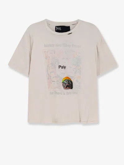 Paly Anxiety Cotton T-shirt In White