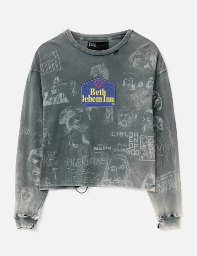Paly Bethlehem Long Sleeves T-shirt In Gray