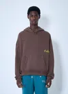 Paly Logo-embroidered Hoodie In Brown