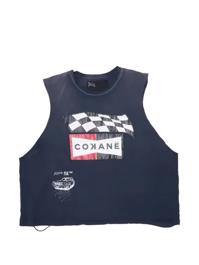 Paly Cokane Sleeveless T-shirt In Black