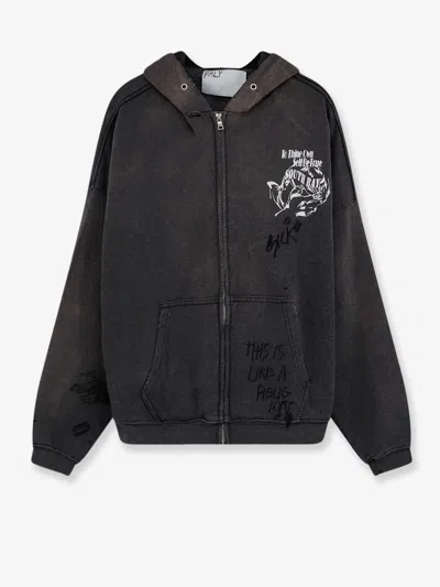 Paly Cotton Sweatshirt In Gray