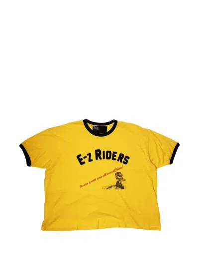 Paly Ez Riders Graphic-print T-shirt In Yellow