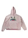 Paly Graphic-print Hoodie In Pink