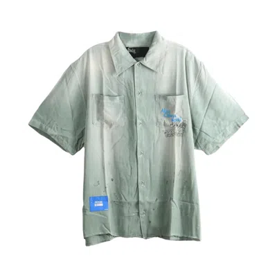 Pre-owned Paly Hollywood Alta Cienega Button Down Shirt 'blue' | Men's Size M