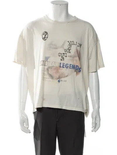 Pre-owned Paly Hollywood American Legends Graphic Print T-shirt In Neutral