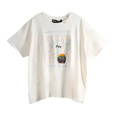 Pre-owned Paly Hollywood Anxiety Tee 'vintage Cream' | Men's Size Xl In White
