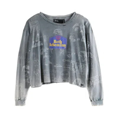Pre-owned Paly Hollywood Bethlehem Long-sleeve Tee 'vintage Black' | Men's Size L