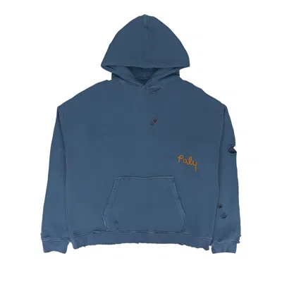Pre-owned Paly Hollywood Blank Hoodie 'blue' | Men's Size Xl/2xl