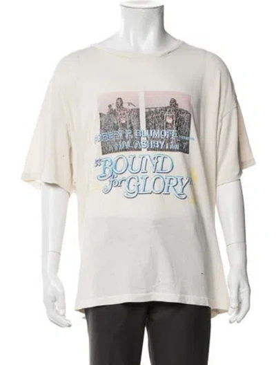 Pre-owned Paly Hollywood Bound For Glory Graphic Print T-shirt In Neutrals