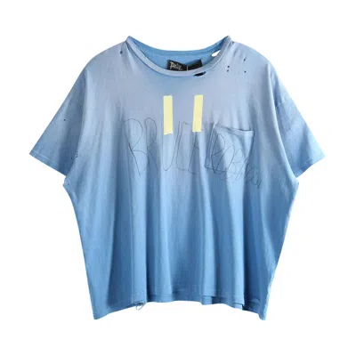Pre-owned Paly Hollywood Bruce Pocket Tee 'light Blue' | Men's Size Xl