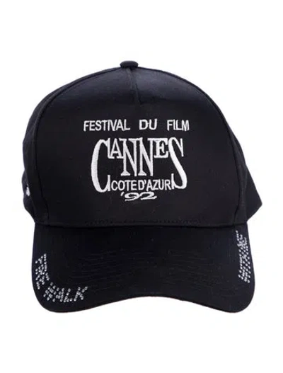 Pre-owned Paly Hollywood Cannes ‘92 Hat' In Black