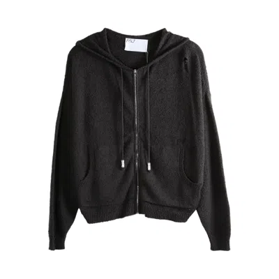 Pre-owned Paly Hollywood Casentino Knitted Hoodie 'black' | Men's Size L
