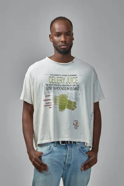 Paly Hollywood Celery Cleanse Tee In White