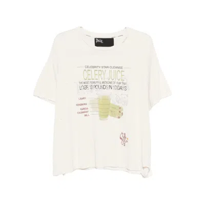Paly Hollywood Cotton T Shirts In White