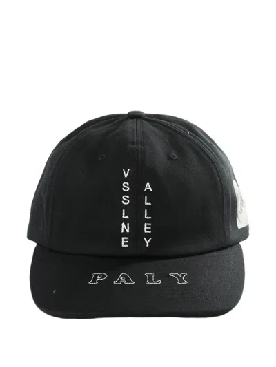 Paly Hollywood Embroidered Baseball Cap In Black