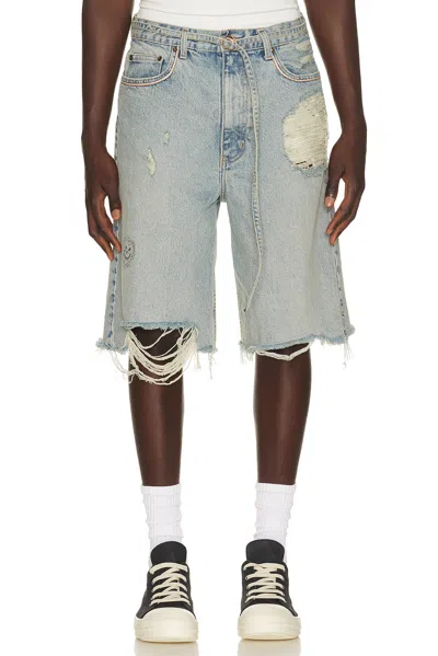 Paly Hollywood Good Good Times Denim Short In Blue