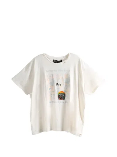 Paly Hollywood Graphic Crew-neck T-shirt In Neutral