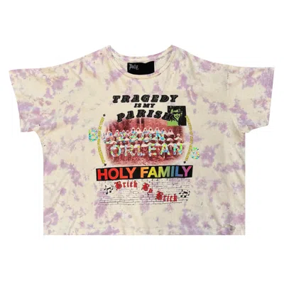 Pre-owned Paly Hollywood Holy Family Tee 'tie Dye' | Multi-color | Men's Size Xl