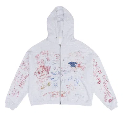 Pre-owned Paly Hollywood Joshua Tree Double Zip Hoodie 'multicolor' | Multi-color | Men's Size Xs/s