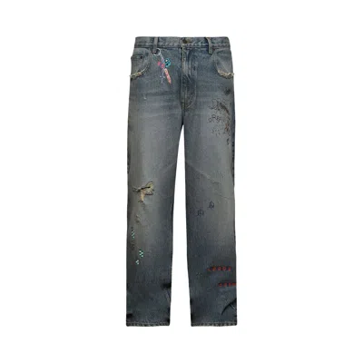 Pre-owned Paly Hollywood Lucky Jeans 'light Wash' | Blue | Men's Size 32