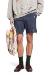 Paly Hollywood Man Blue Shorts & Skirts In Blue