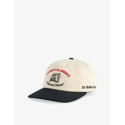Paly Hollywood Mens  Welcome Home Cotton Baseball Cap In White