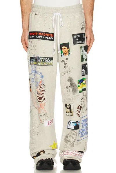 Paly Hollywood Movie Madness Sweatpant In Gray