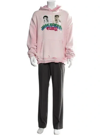Pre-owned Paly Hollywood My Own Private Rodney Graphic Print Hoodie W/ Tags In Pink
