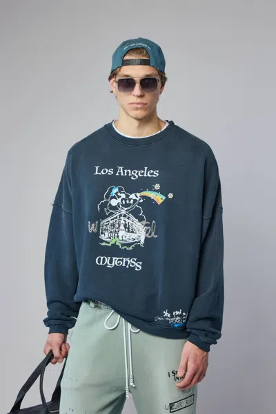 Paly Hollywood Mythss Crewneck In Blue