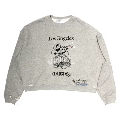 Pre-owned Paly Hollywood Mythss Crewneck 'grey' | Men's Size 108.5 In Gray