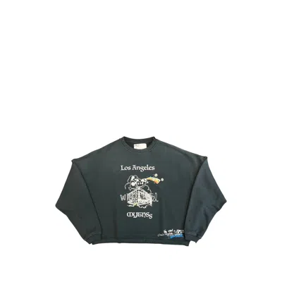 Paly Hollywood Mythss Distressed-effect Sweater In Gray