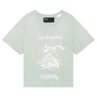 Pre-owned Paly Hollywood Mythss Tee 'teal' | Men's Size M In Blue