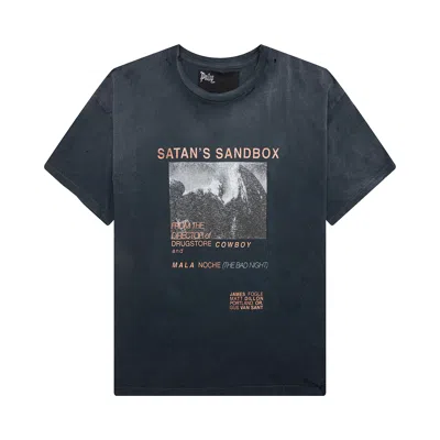 Pre-owned Paly Hollywood Satan's Sandbox Tee 'vintage Black' | Men's Size L