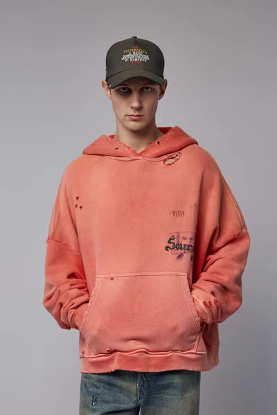 Paly Hollywood Source Family Hooded Sweatshirt In Red