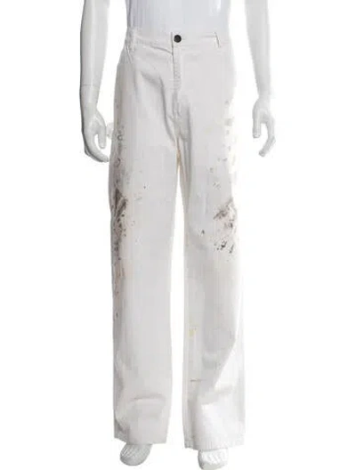 Pre-owned Paly Hollywood Spells Painter Pants W/ Tags In White