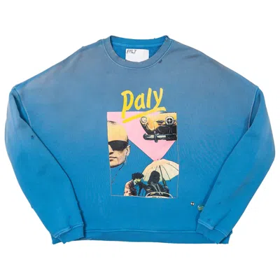 Pre-owned Paly Hollywood Still Life Crewneck 'blue' | Men's Size Xl/2xl