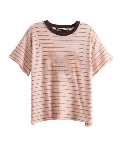Paly Hollywood Striped T-shirt In Pink