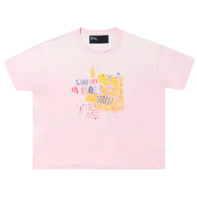 Pre-owned Paly Hollywood Sum 1 In Hollywud Luvs Me Tee 'pink' | Men's Size M