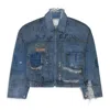 Paly Indigo Ur Fantasy Denim Jacket In Blue
