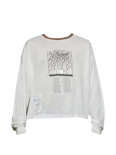 Paly Long-sleeve Graphic T-shirt In Gray