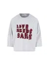 Paly 'love Needs Care' Sweater In Gray